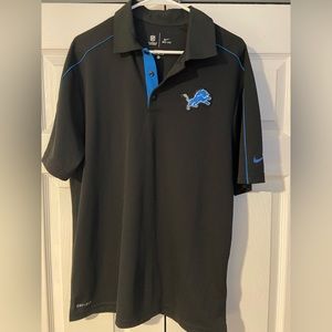 Detroit lions Nike Dri-Fit polo
